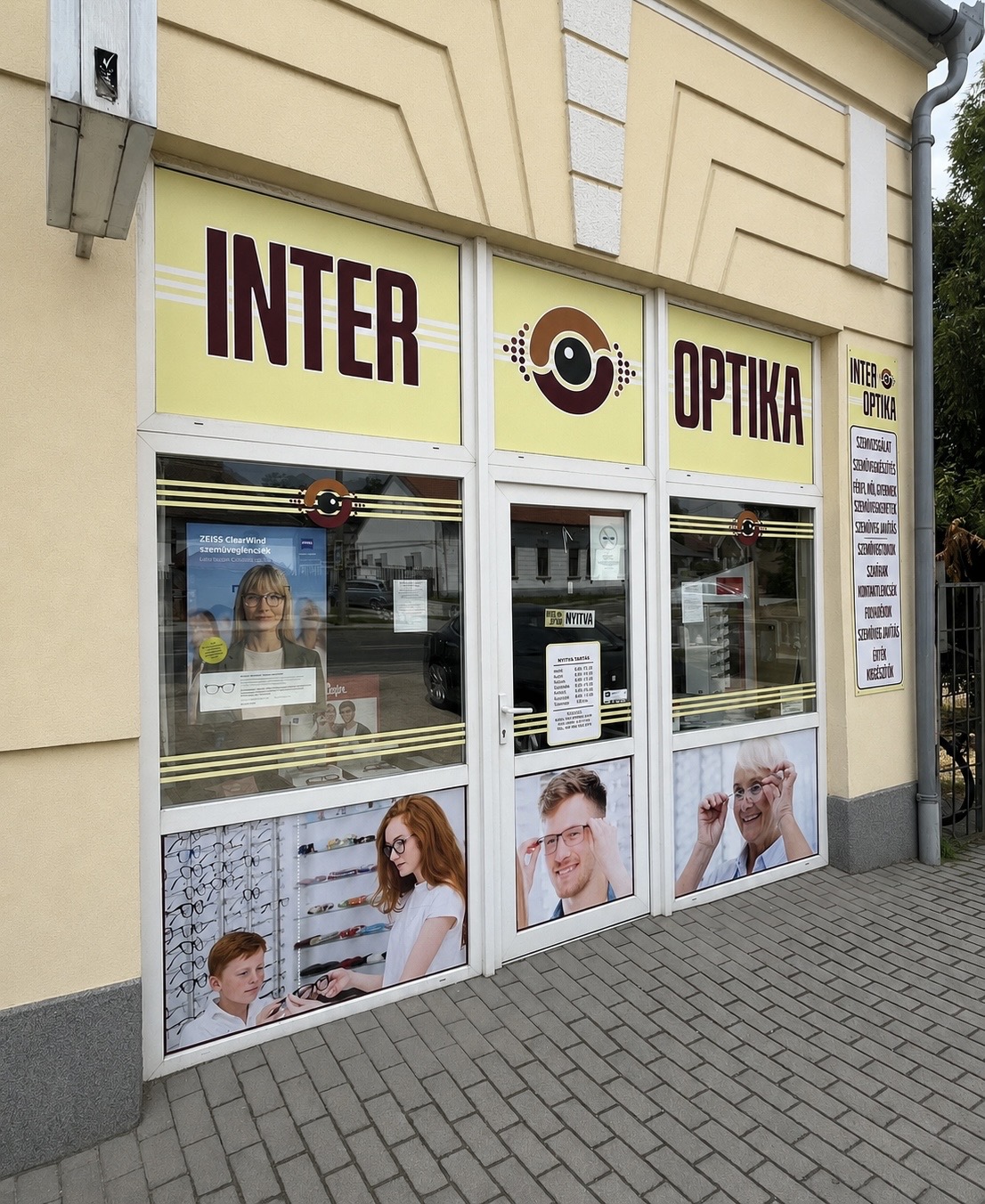 Inter Optika Enying — üzletünk